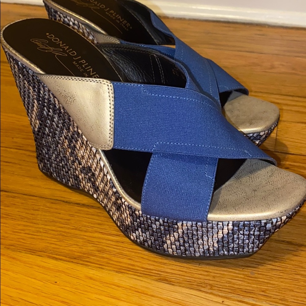 Blue & Gold Wedges
